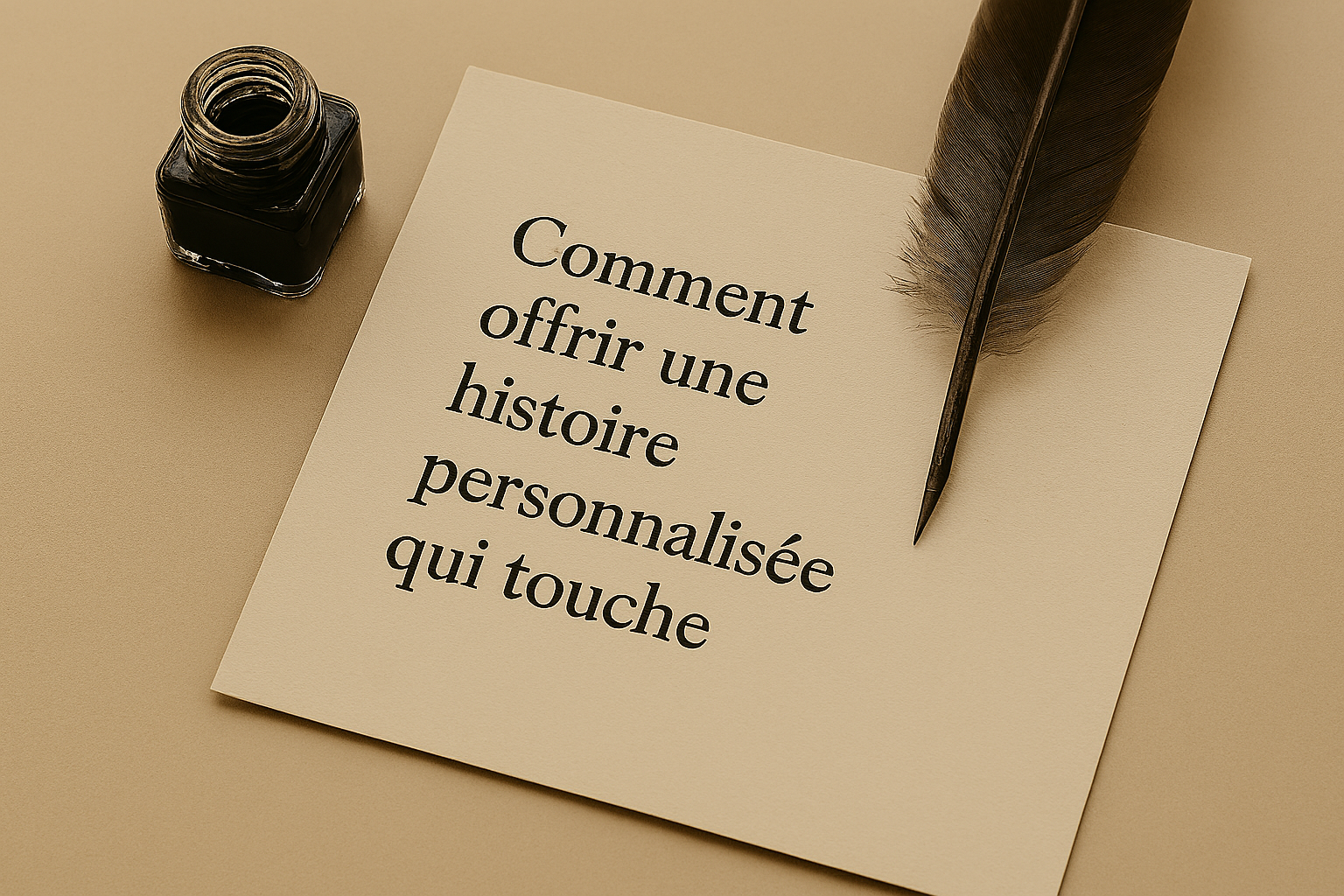 Comment offrir une histoire personnalisée